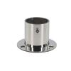 2pc 19-32mm Stainless Steel Wardrobe Support Closet Rod Flange Bracket Clothes Rod For Seat Hanger Pipe Holder