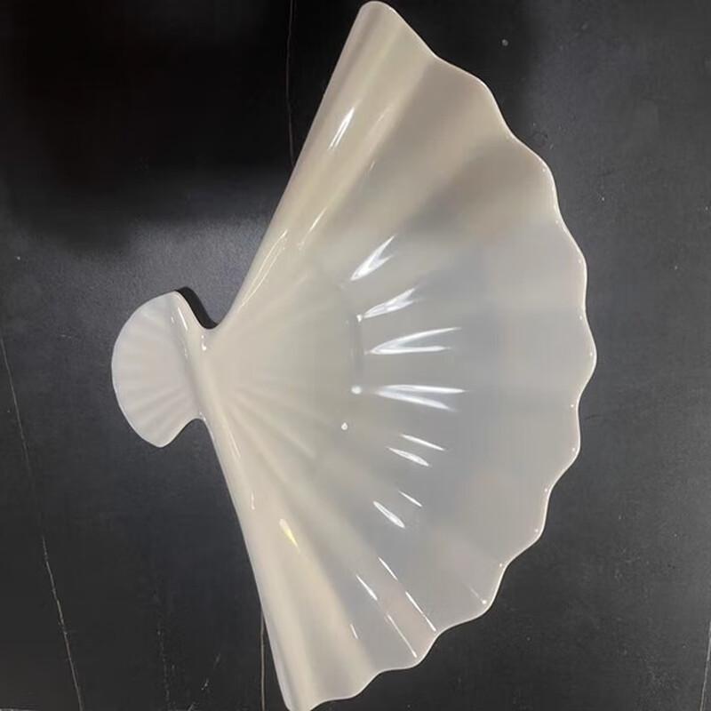 Shengjia Melamine Fan-Shaped Dining Plate