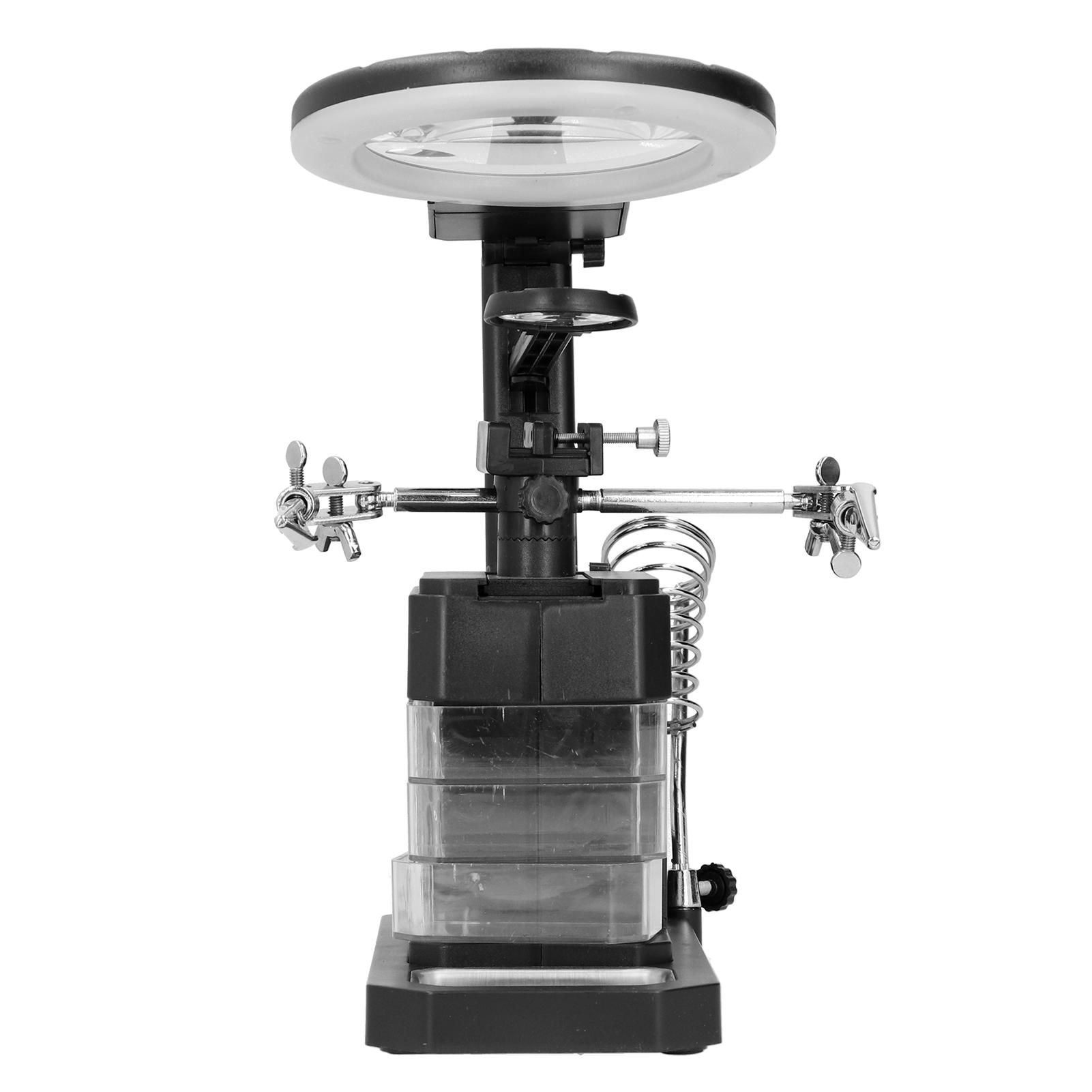 

Лупа Паяльна станція Світлодіодна лампа Збільшувальне скло Підставка-тримач USB для ремонту