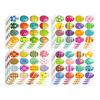 256 Counts Eggs Sticker Festival Party Decoration Sticker Wrapping Sticker for Packaging Journal Planner Phone Case