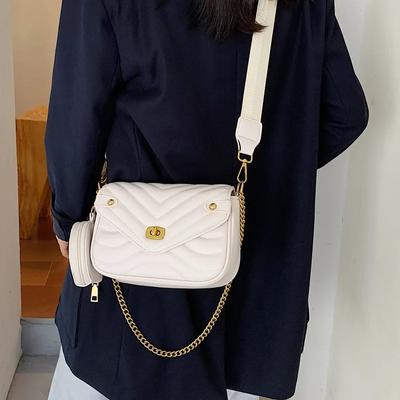 PU Leather Shoulder Bag for Women Handbag and Crossbody Bag Female Travel Bag Luxury Brand Small Chain Bag New
