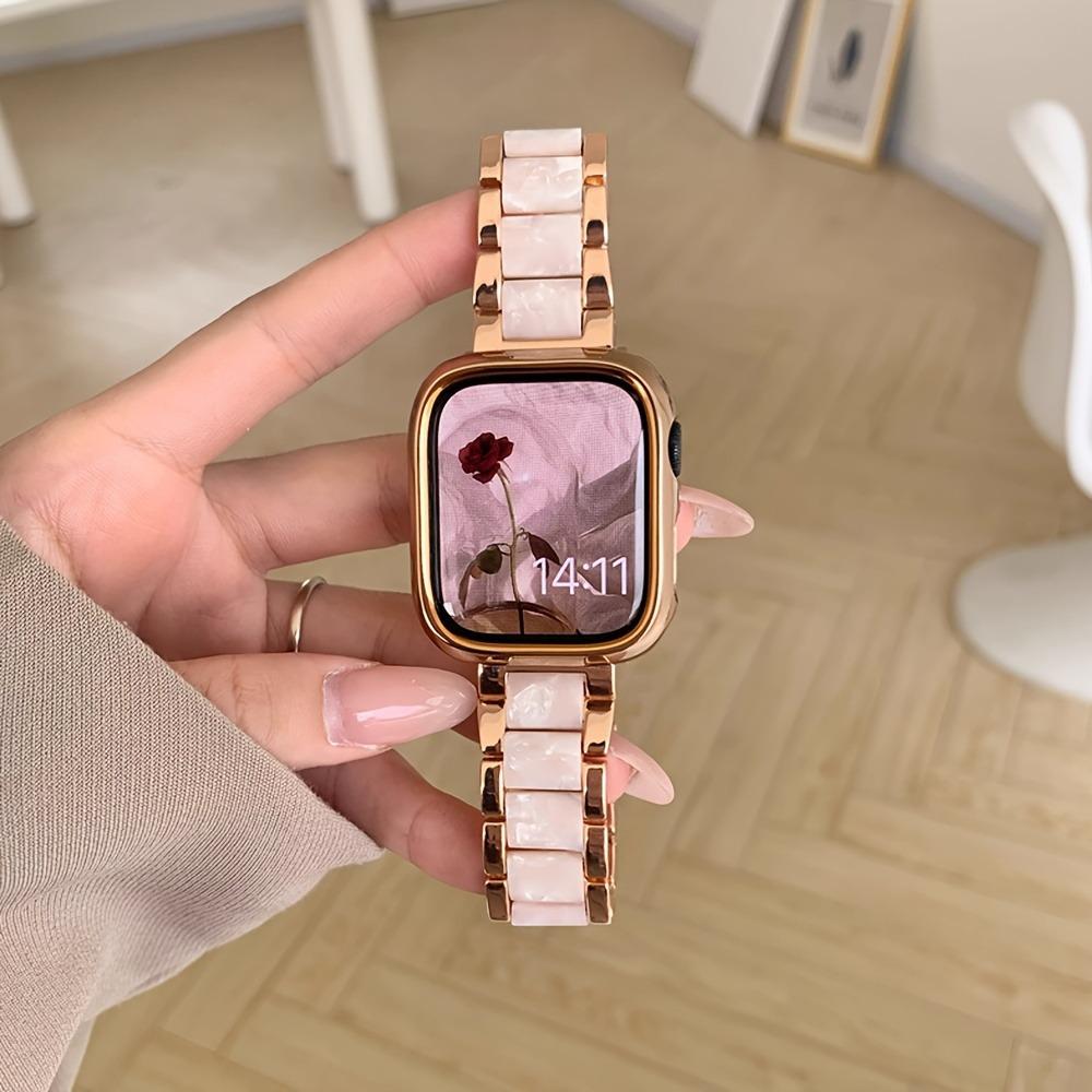 [Creative Resin] Smartwatch Strap for Smartwatches Sized 38-49mm Compatible with iWatch S10-1 SE Ultra Series 3