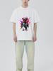 Black T Shirt with Colorful Bear Graphic Print for Casual Wear