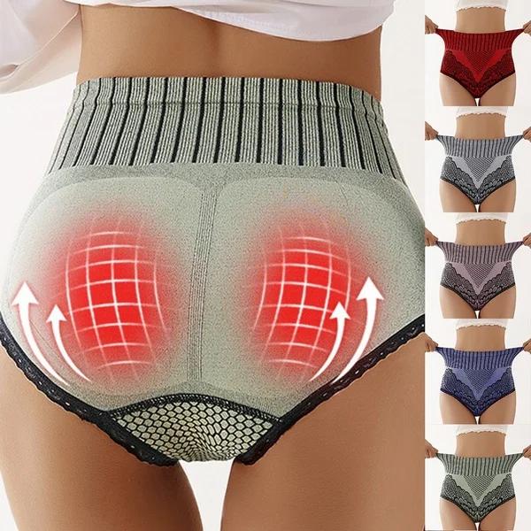 Women'S Panties Underwear Seamless Briefs High Waist Underpanties Bodyshaper Ladies Female Underpants Plus Size