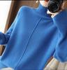 Women's Wool Turtleneck Sweater: Thick, Loose Knit Pullover for Autumn & Winter, Korean Style Base Layer