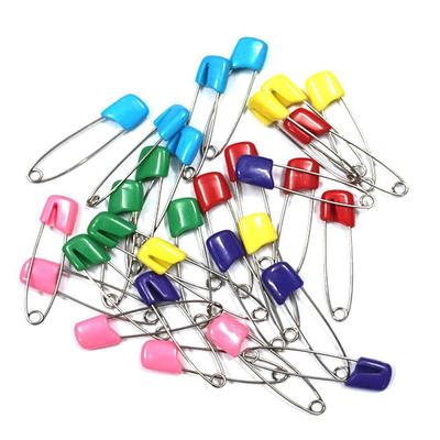 50x Head Safety Pins Locking Hold Clip Baby Dress Cloth Nappy Diaper Craft Pins