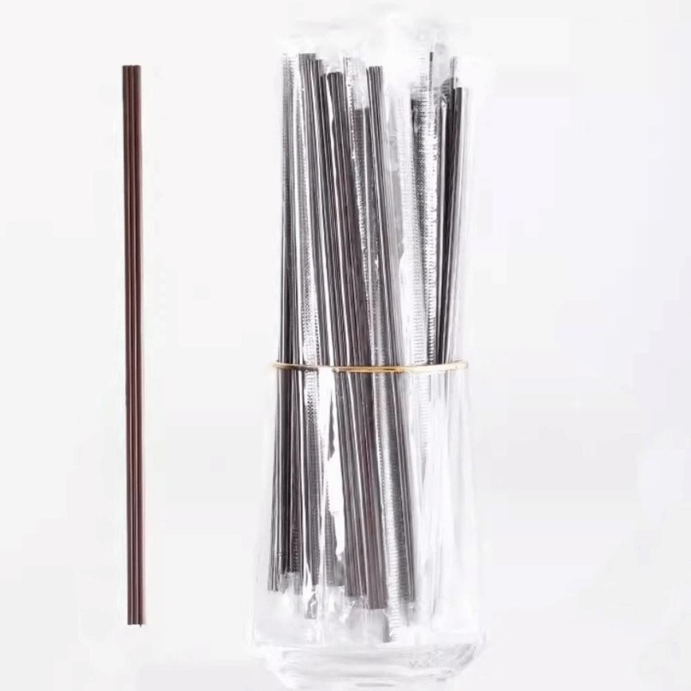 100/200/500 PCS Food Grade Coffee Straw Three Holes Design Double Hole Stir Stick  Party Supplies
