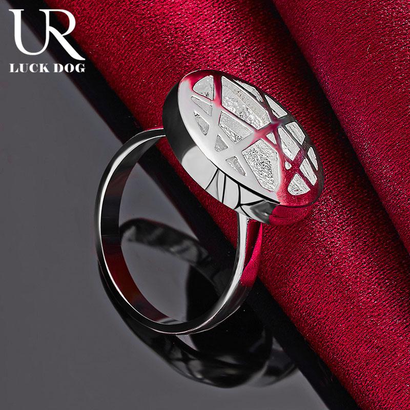 925 Sterling Silver Round Interwoven Ring Fashionable Wedding Jewelry