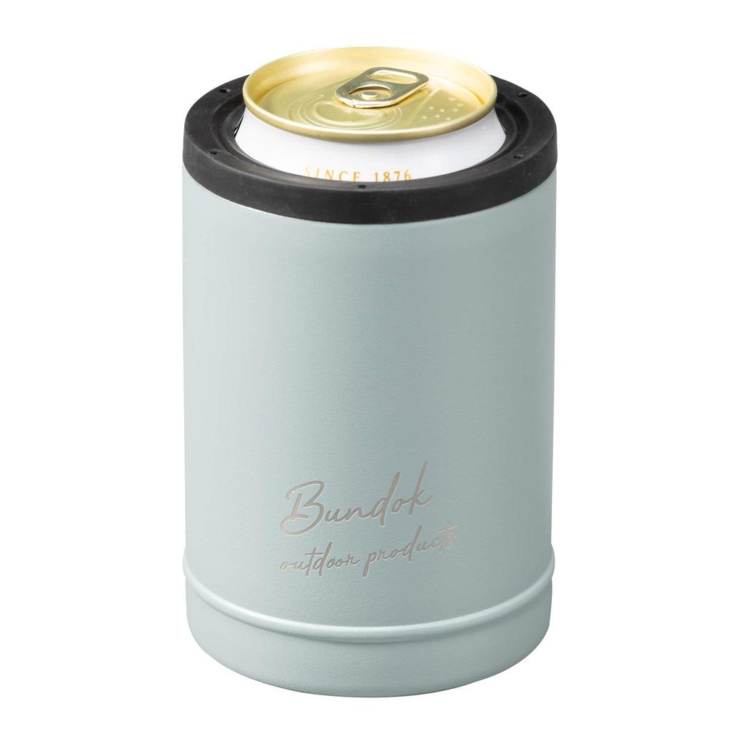 BUNDOK Dosenkühler für Kühlhaltung Mit Deckel Vakuum Minze Für 350ml Dosen BD-905
