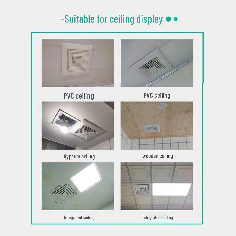 Deckenventilator für Küche & Bad, geräuscharm