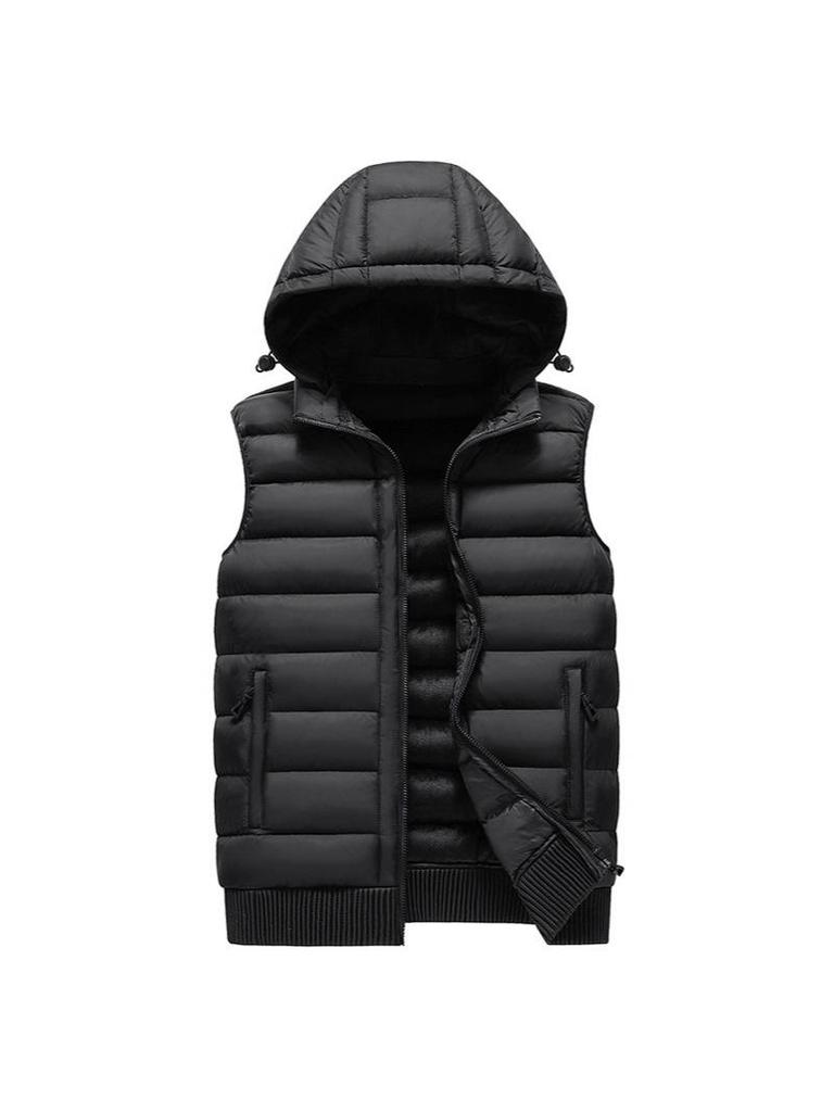 Men's Winter Thick Down Cotton Sports Vest Sleeveless Jacket 2025