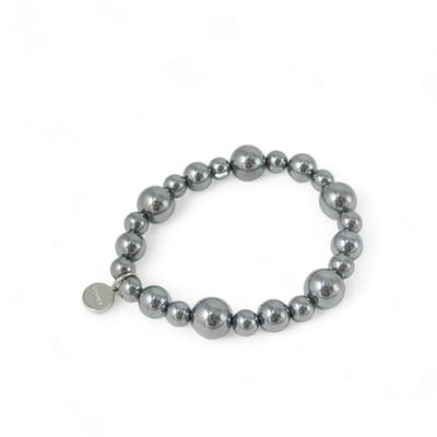 Objekt213 Blasen Metallic Grau Armband