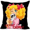45x45cm Candy Candy Polyester Cushion Cover Children's Room Decoration Pillow Case Living Room Chair Sofa Home Decoration 1007