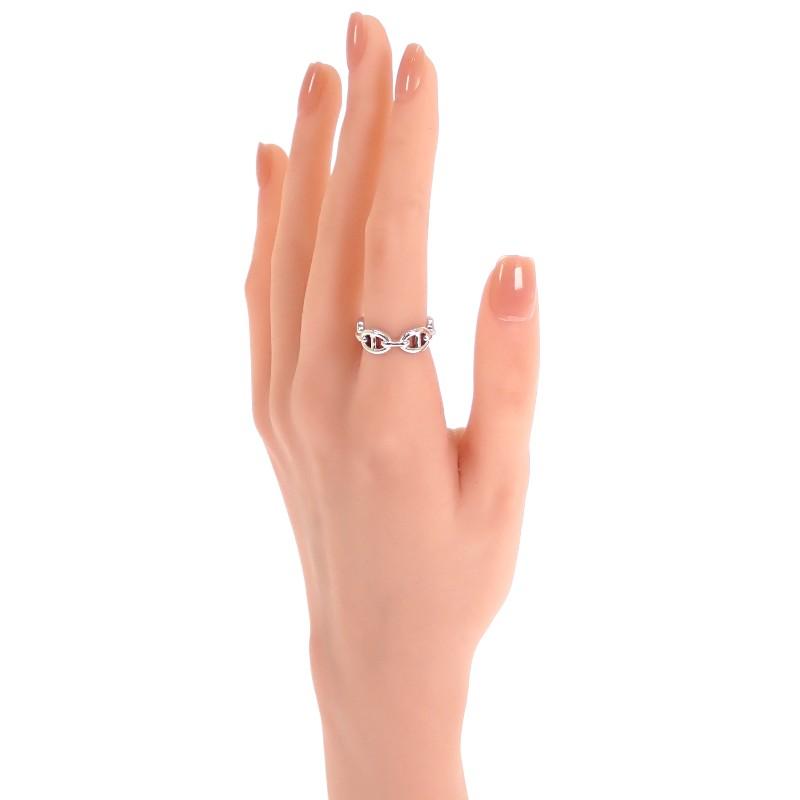 HERMES H109507B #12(JP-Größe)  Ring Silber925 Damen