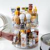 Rotating Multi-Layer Transparent Storage Rack for Kitchen or Cosmetics