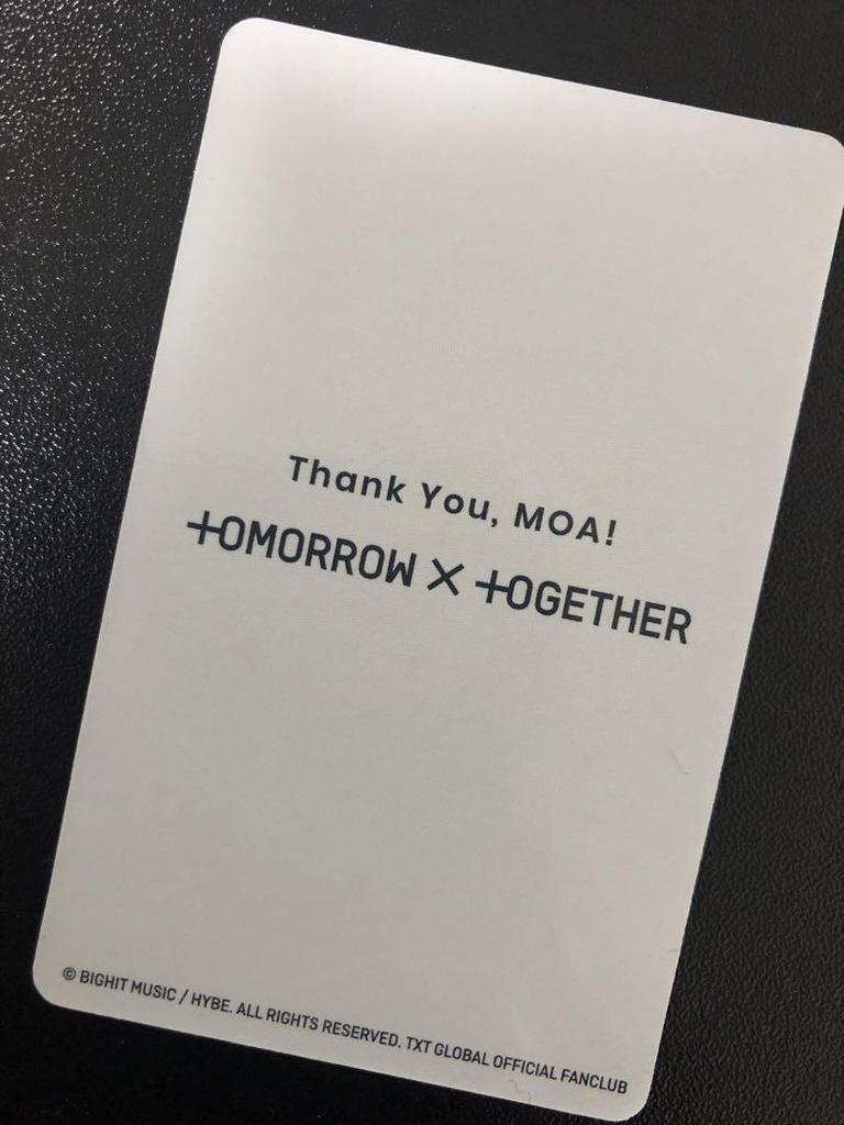 [USED] TXT Yeonjun Trading Card Official FC New Membership Venue Exclusive MOAZONE Rare