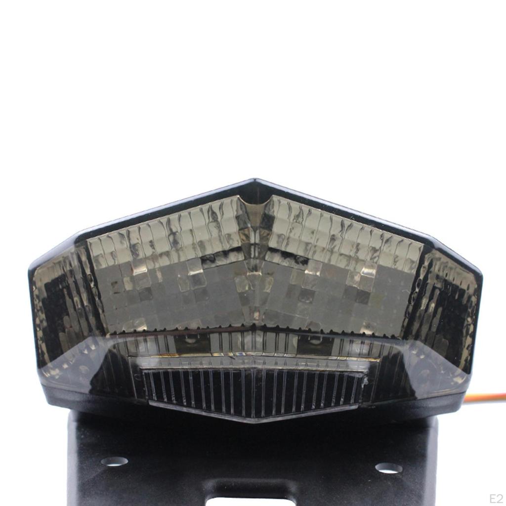 LED Brake Rear Stop Plate Holder Lights Universal for Motorbikes Bike Accessories