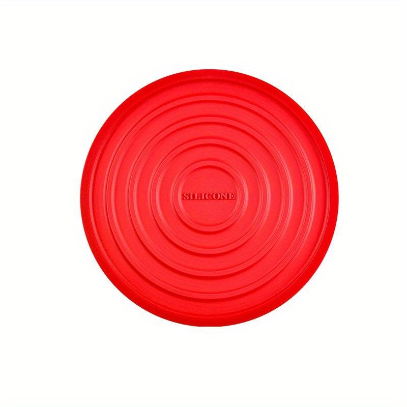 High Temperature Resistant Silicone Insulation Mat with Storage Seat Household Cup Mat Bowl and Tray Non Slip Silicone Mat L