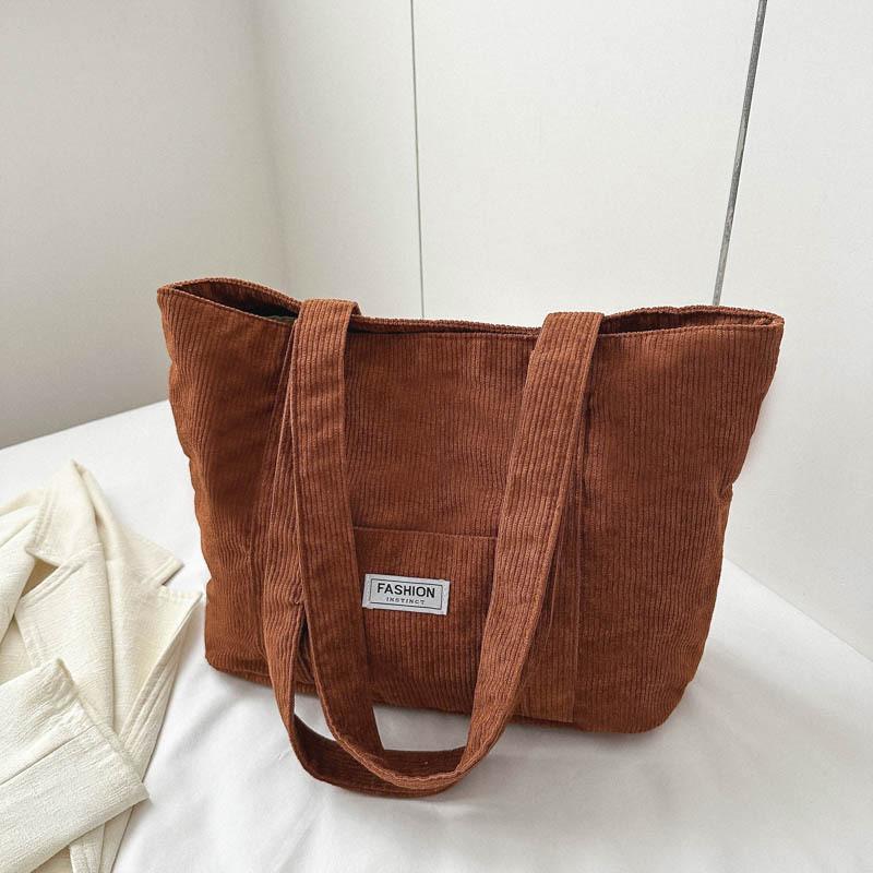 Fashionable Vintage Tote Bag For 2023 Fall Trendy Large Capacity Canvas Bag