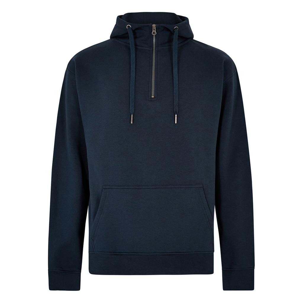 Kustom Kit Mens Quarter Zip Regular Hoodie