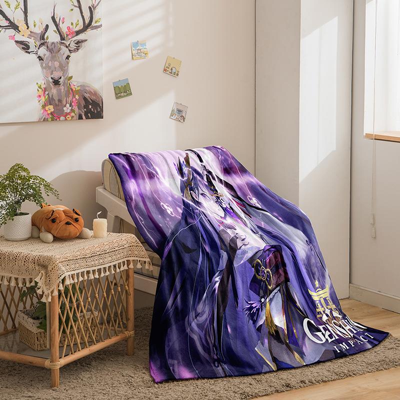 Cartoon Original God Series Flannel Blanket 3D Printed Sofa Blanket Thickened Blanket