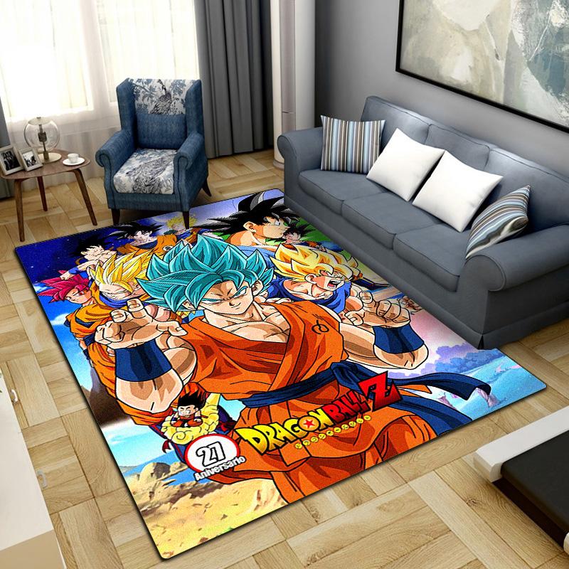 Dragon Ball Area Carpet for Living Room Bedroom Home Decor Cool Movie Mat Floor Mat -LXR11