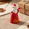 Resin Craft Supplies 2Pcs Mini Christmas Figurine, Santa Claus Snowman Dolls, DIY Accessories for Micro Ornaments Landscape Dollhouse Cake Decor,
