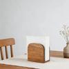 Upright Design Napkin Storage Racks Solid Wood Wood Paper Box Desktop Tissue Organizer  Cafe Bar