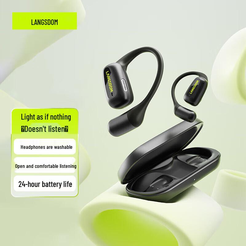 Langsdom AirFit Open-Ear Bluetooth Headphones