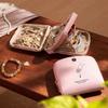 Elegant Multi Compartment Jewelry Box Portable Protective Travel Case for Luggage Travel Gift Idea Jewelry Storage Pouch