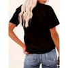 European Size European Size A Printed T-Shirt for The Birthday Mother, Featuring Short Sleeves And a Round Neck, Perfect for Casual Wear in Spring