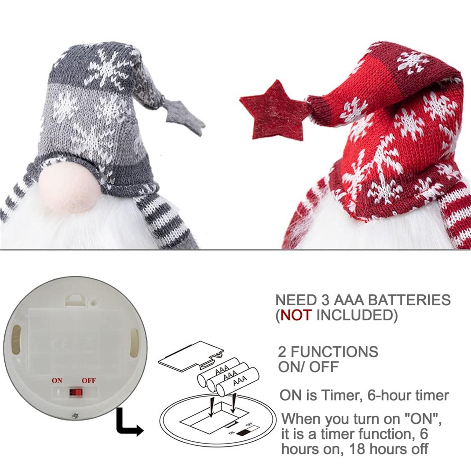 Рождественские украшения в виде безликого старика — фото 7