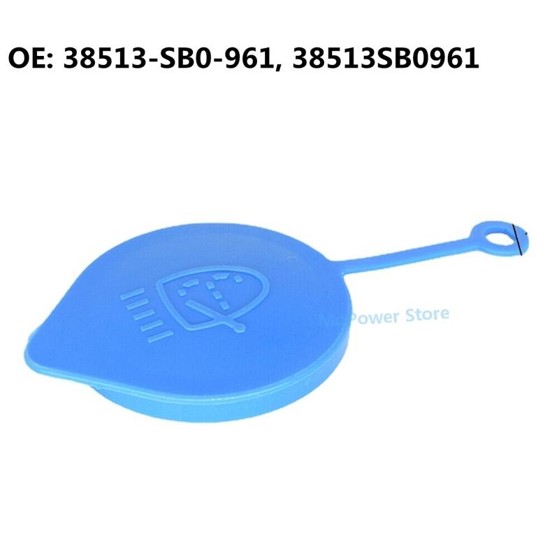 2PCS For Honda CR-V CRX Civic MK2 Fit Car Windshield Washer Reservoir Fluid Cap Tank Bottle Cover 38513SB0961