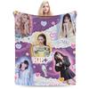 ILLIT Kpop Girl Group Blanket Flannel Print Multifunction Ultra-Soft Throw Blanket for Bedding Office Rug Piece