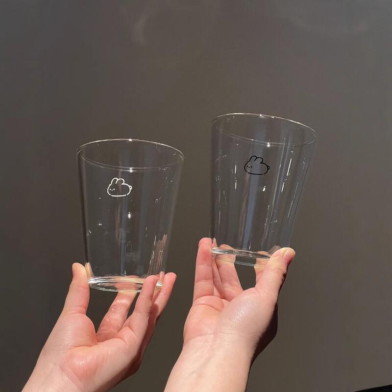 Shangqi Fresh Rabbit High Borosilicate Glass Breakfast Cup