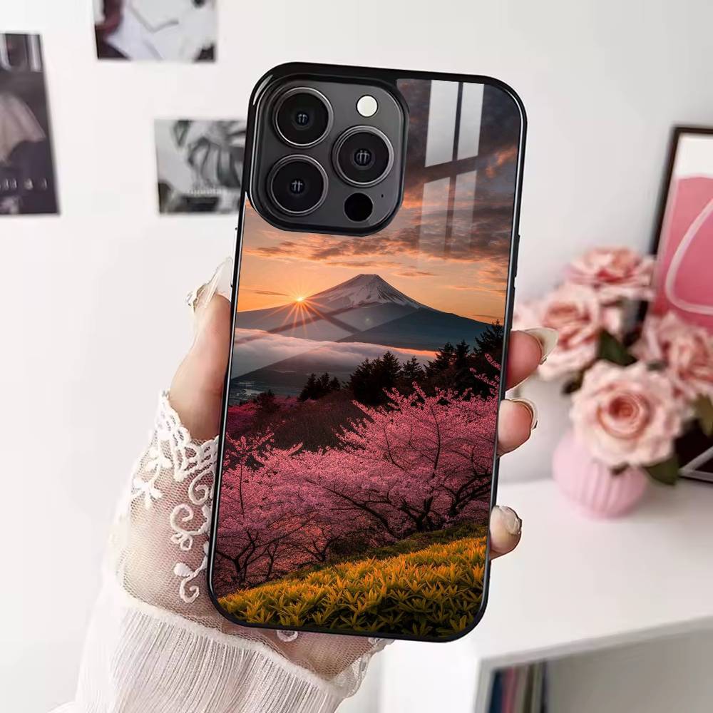 Mount Fuji Sunset Phone Case For iPhone 17,16,15,14,13,12,Plus,Pro,Max For Magsafe Magnetic Wireless Charge