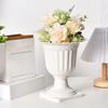 Mini Flowerpot Plastic Standing Decorative Vase Pedestal Style Nordic Style Flowerbed for Wedding Party Living Room Decorative