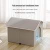 Universal Large Pet Cooling Cabin: Fully Enclosed Air-Conditioned Ice Bed for Cats and Dogs