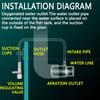 Acrylic Fish Tank Filter Outlet Clear Filter Outlet Pipe Increasing Oxygen Practical Detachable Fish Tank Aeration Outlet