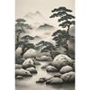 Pósteres Minimalistas Zen Japandi Impresiones de Arte Japonés con Tinta sobre Papel Pintura en Lienzo Imágenes de Arte de Pared Decoración Moderna de Moda para el Hogar