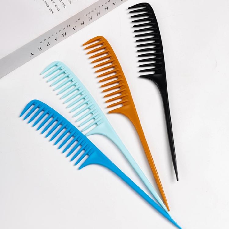 Portable Comb For Travel And Professional Styling Wide Teeth Pointed End For Parting Updos And Highlighting Tasks