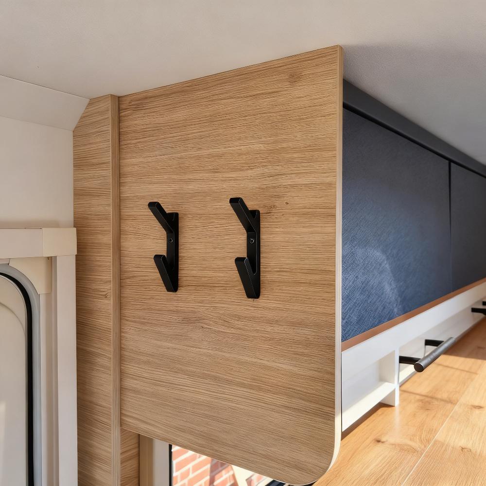 

2pcs 3D Printed Hooks for Home, RV and Wardrobe | Easy Installation, Universally Applicable, Saving Space
