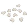 10PCS Pearl Beaded Heart Rhinestone Clothes Applique Love Clothes Patches Pearl Patches  Sewing