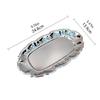304 Stainless Steel Party Tray Spacious Design Plate For Serving Appetizers Cheese Crackers And Fruits