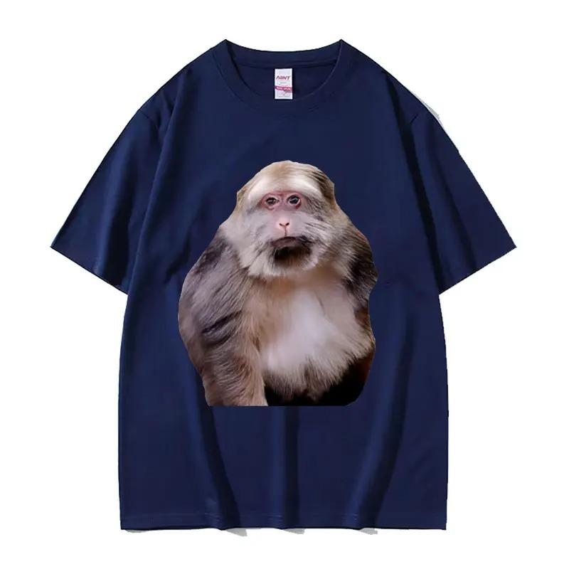 Funny Xing Xing Monkey Meme Graphic T Shirt Men  Women High Quality Cotton Tee Shirt Retro Fashion Short Sleeves Plus Size Loose