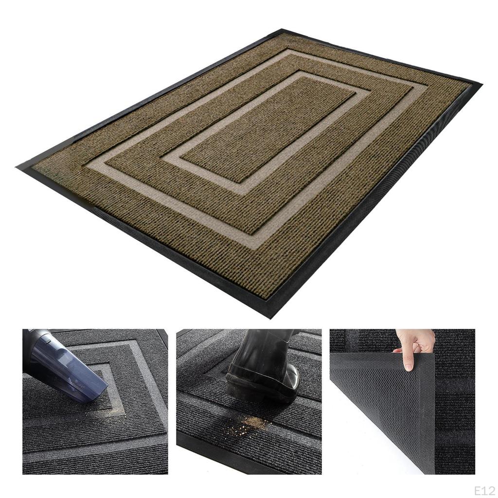 Front Door Mat Entry Rug Nonslip Home Decor Washable Welcome Carpet for Indoor