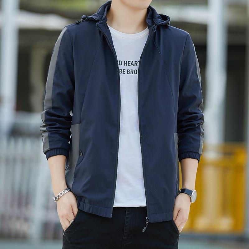 Fashion Jacket Men's Jacket Spring and Autumn Korean Version Casual Teen Trend Top Men's Clothing