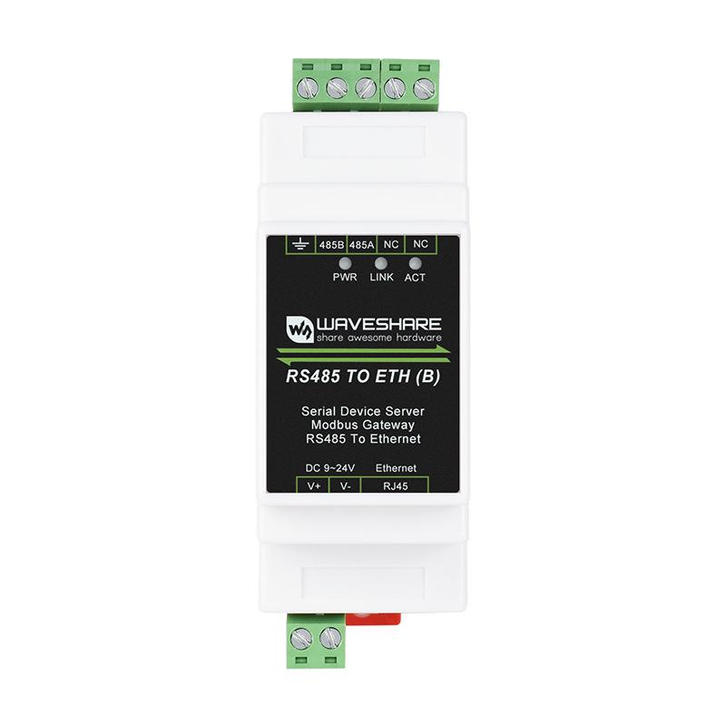 Industrial RS485 to RJ45 Ethernet Module with Multi-Host Modbus Gateway Support