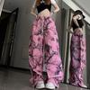 2023 Unisex Retro Graffiti Camo Cargo Pants