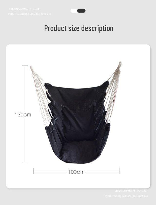 Hängesessel für Studentenwohnheim: Gemütliche Indoor-Hängemattenschaukel für Studenten